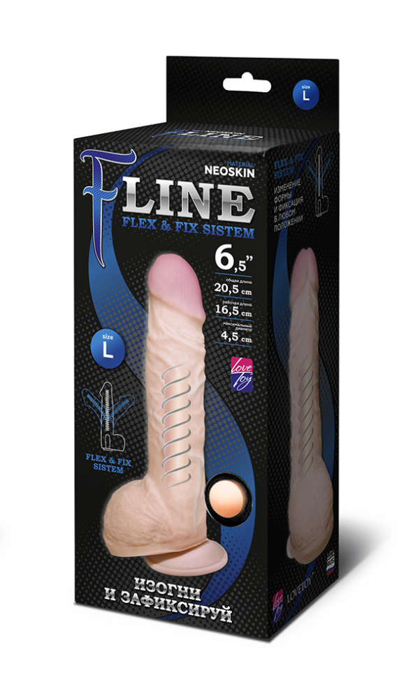 582603 Фаллоимитатор неоскин  "F" LINE