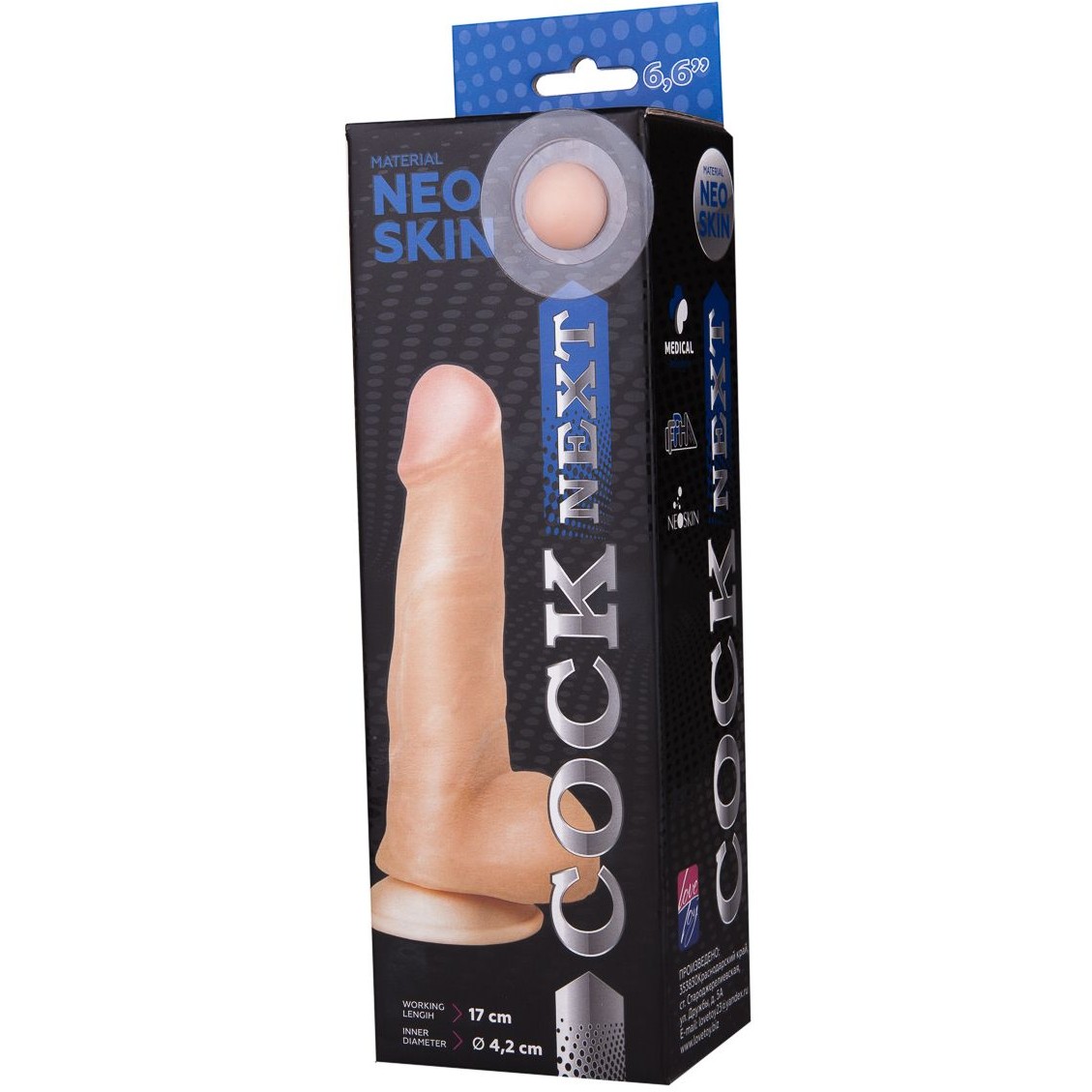 611205 Фаллоимитатор COCK NEXT