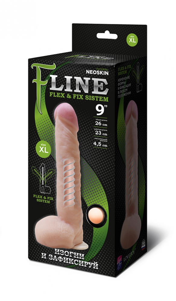 583203 Фаллоимитатор неоскин  "F" LINE