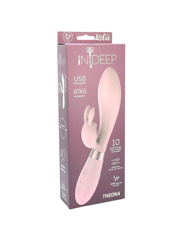 7707-02 Перезаряжаемый вибратор Indeep Pro Theona