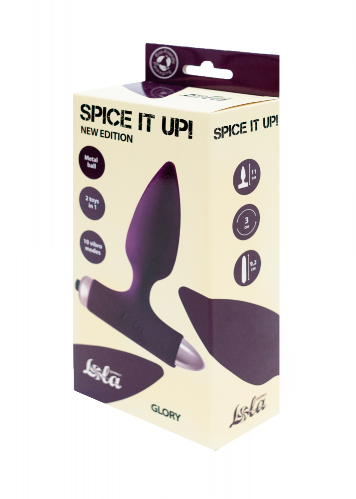 8015-04 Анальная пробка с вибратором Spice it up New