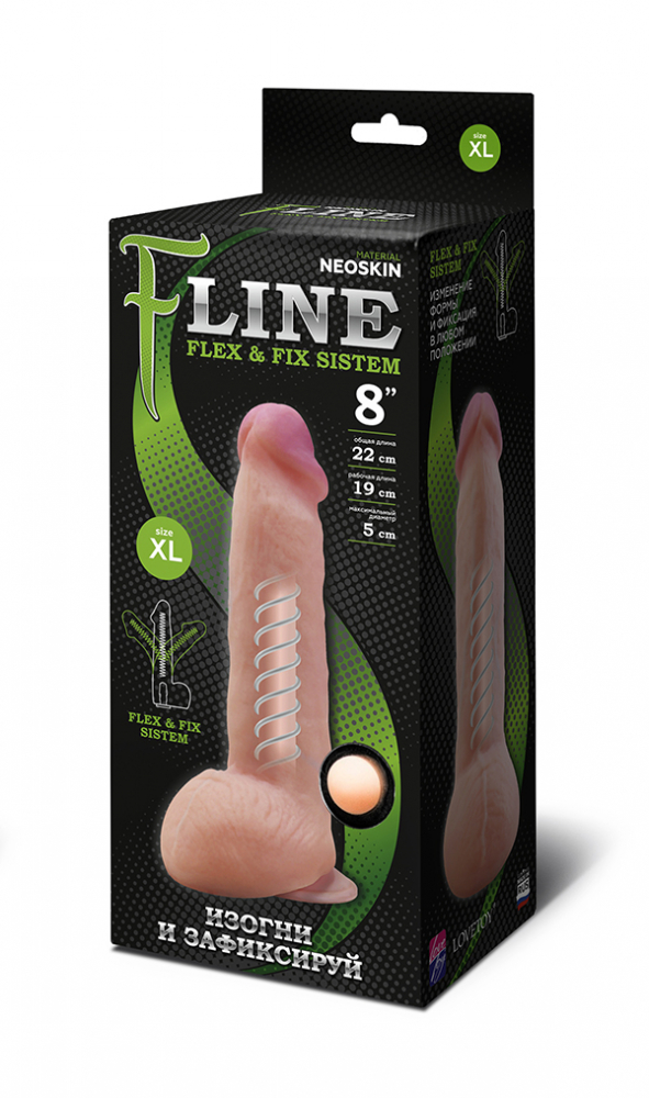 582703 Фаллоимитатор неоскин  "F" LINE