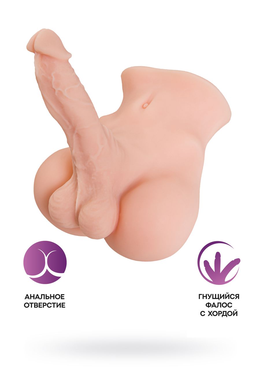 893050 Juicy Pussy by TOYFA Мастурбатор с фаллосом 25см
