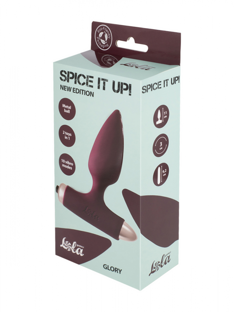 8015-03 Анальная пробка с вибратором Spice it up New