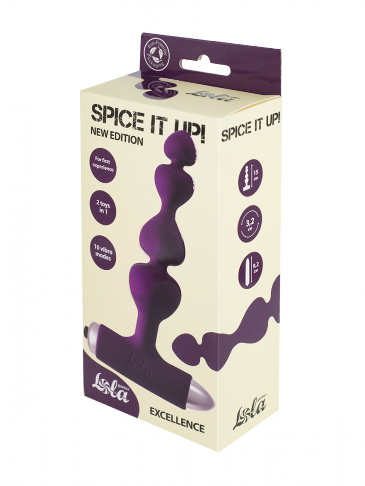 8016-04 Анальная пробка с вибратором Spice it up New